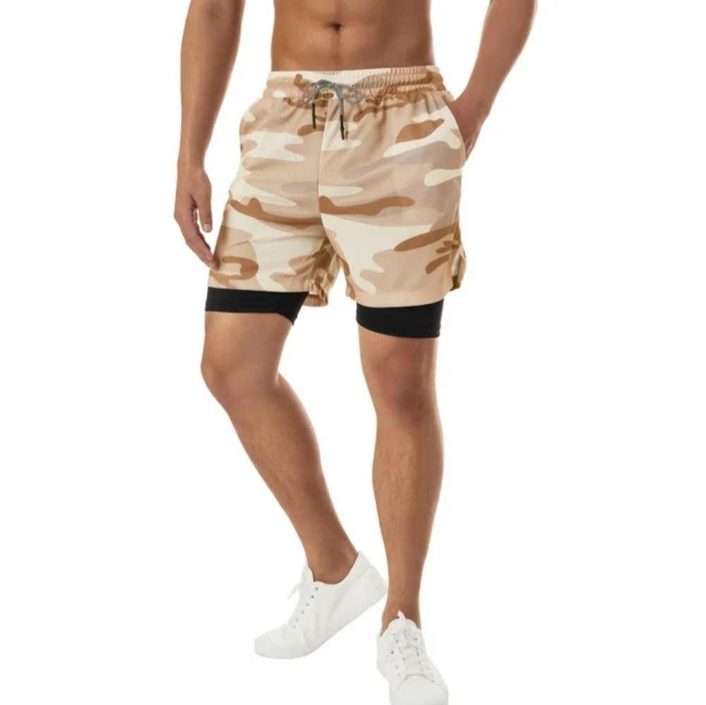 Amazon Boys 2-in-1 Athletic Shorts Size XL